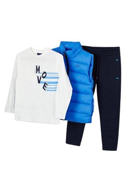 Conjunto Mayoral Active Azul Eléctrico para menino