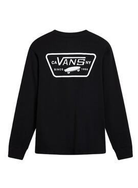 Camisa Vans Full Patch Preta para criança