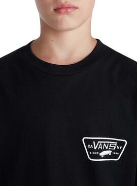 Camisa Vans Full Patch Preta para criança