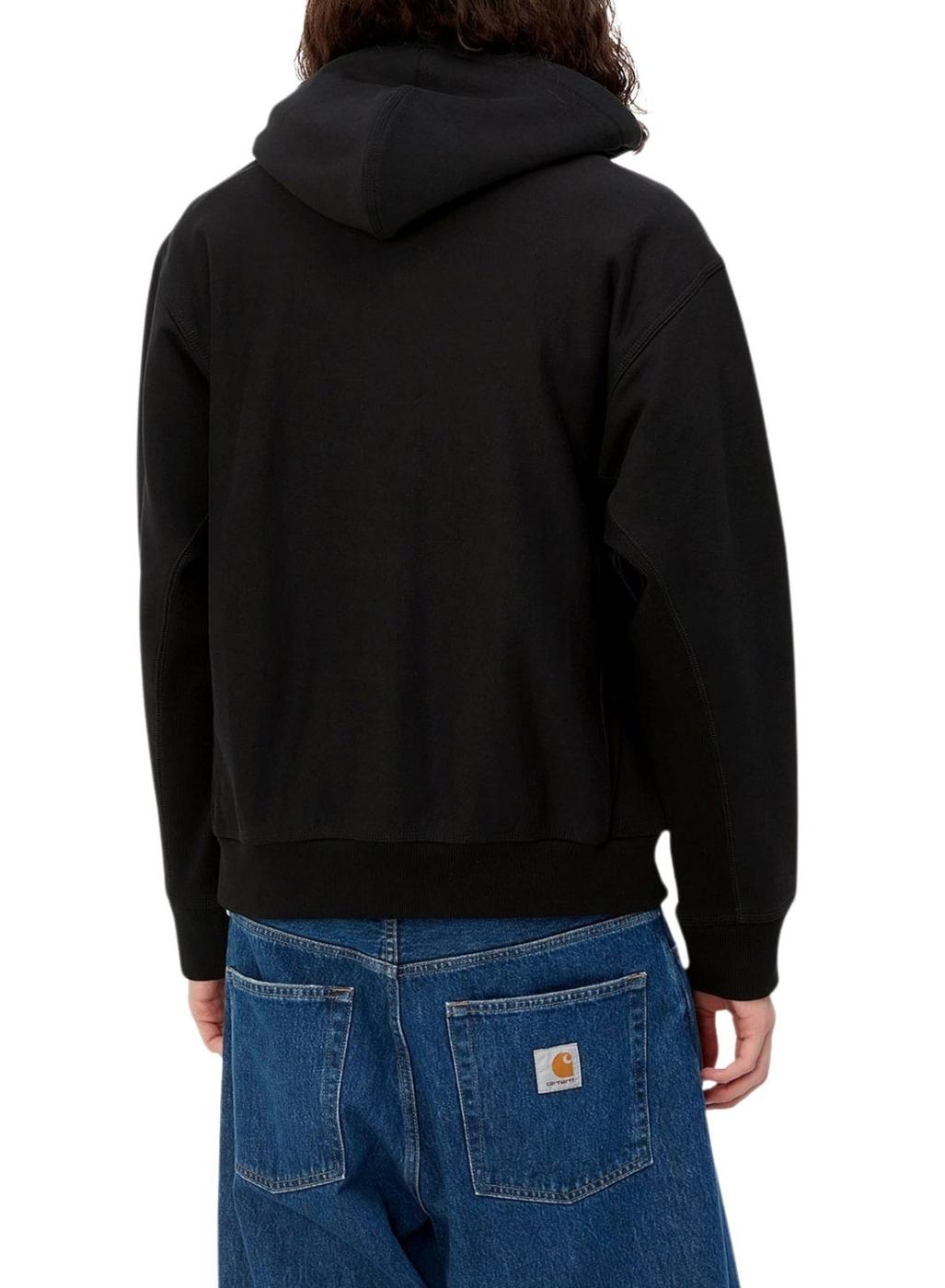 Moletom Carhartt Hoodie American Script Sweat Preto para homem