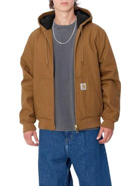 Jaqueta Carhartt Active marrom para homem