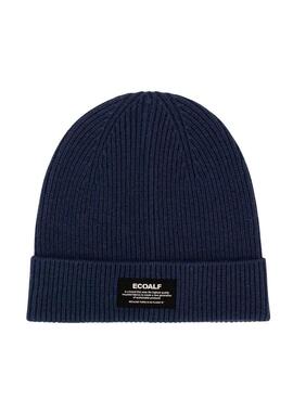 Gorro Ecoalf Wool azul marino para mujer e homem.