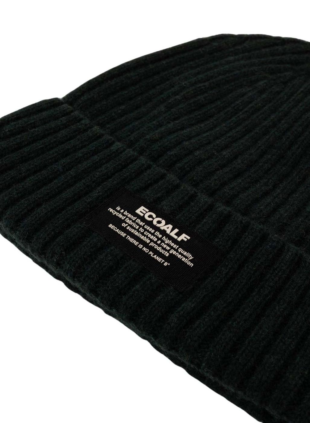 Gorro Ecoalf Thick preto para homem e mulher