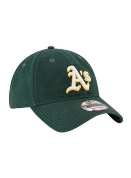 Boné New Era Oakland Athletics Core Classic verde para homem e mulher