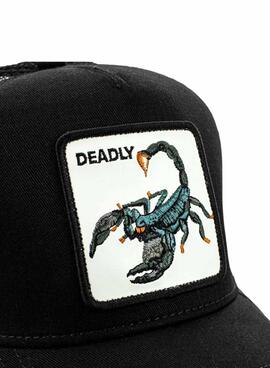 Boné Goorin Bros The Deadliest Scorpion Preto para homem