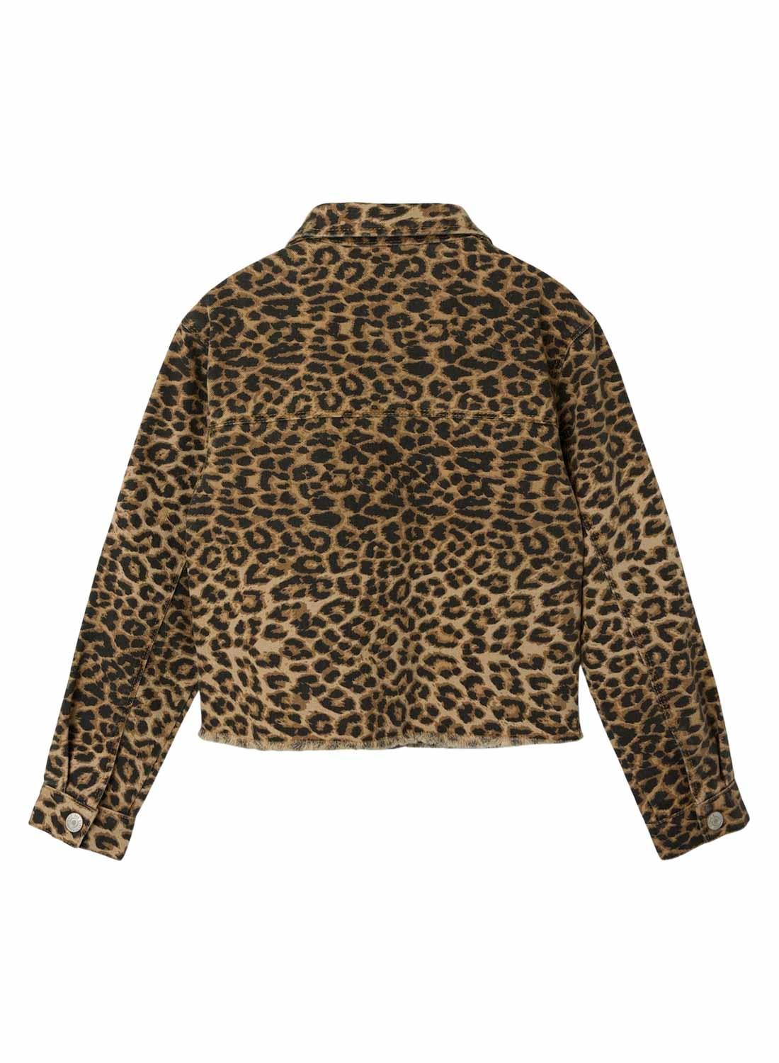 Jaqueta Name It Olivia Leopardo para menina