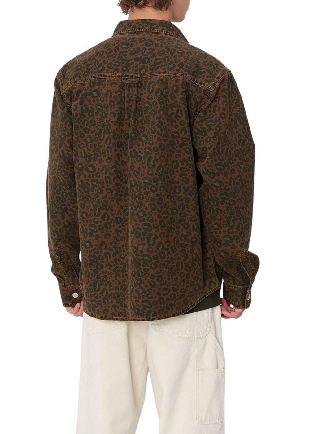 Sobrecamisa Carhartt Conro Leopardo para homem