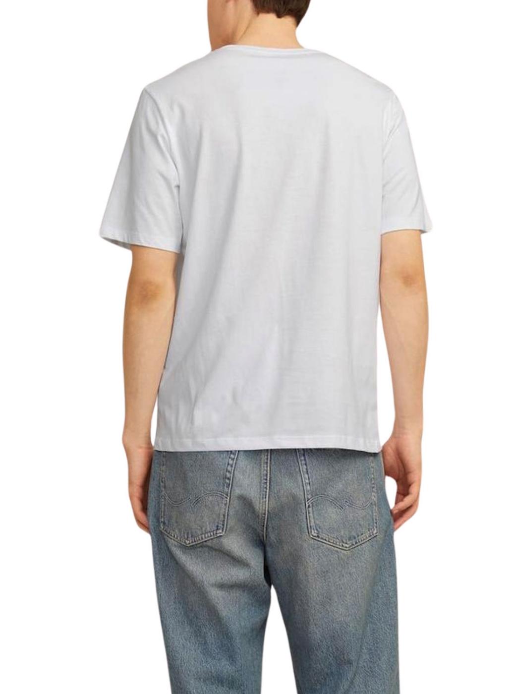 Camisola Jack and Jones Skull Branco para homem