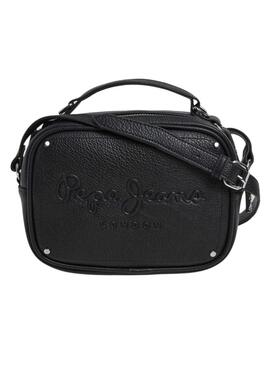 Bolsa Pepe Jeans Bassy Icon Preto para mulher