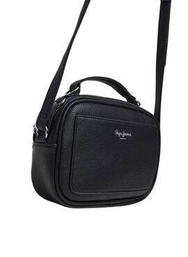 Bolsa Pepe Jeans Bassy Icon Preto para mulher