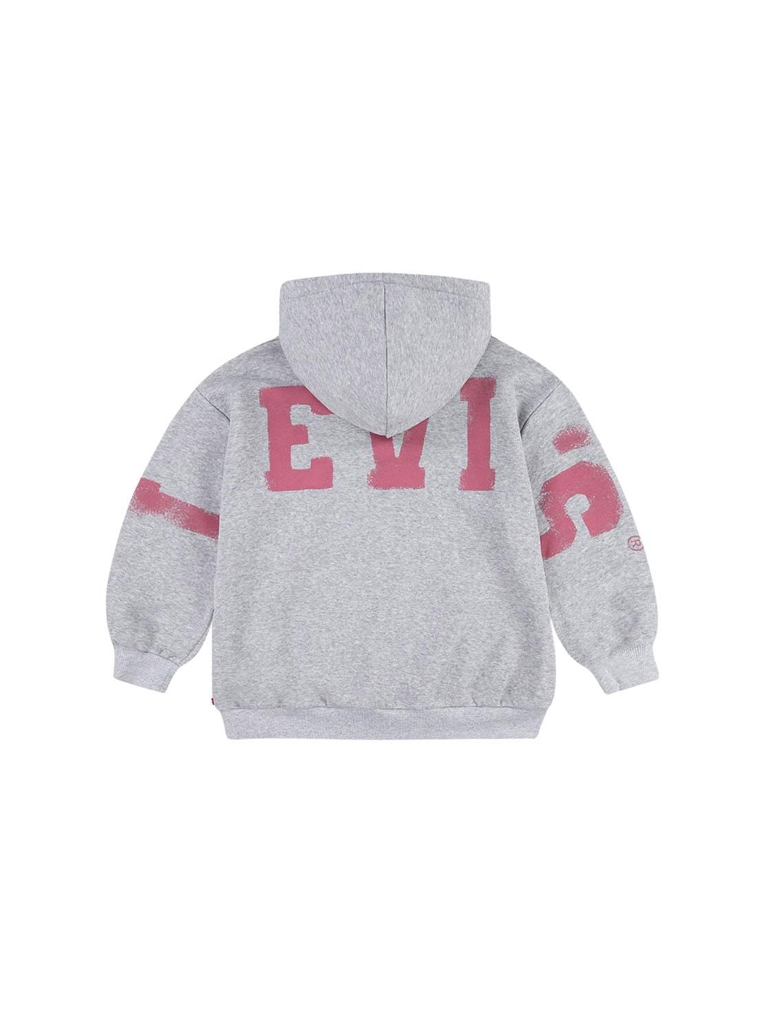 Hoodie Levis Collegiate Cinza para menina