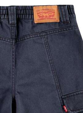 Jeans Levis 94 Baggy Cargo Preto para menina