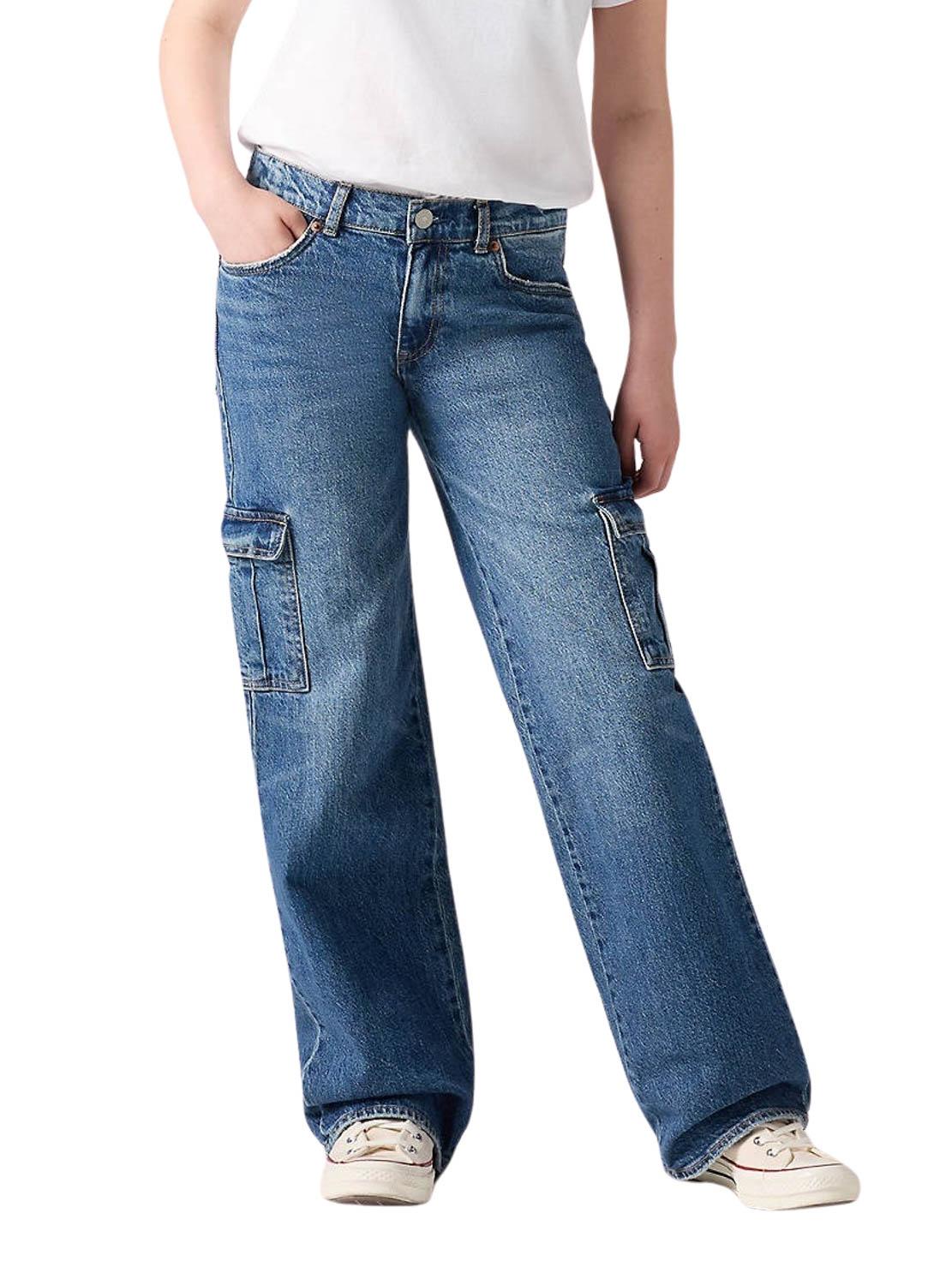 Jeans Levis 94 Baggy Cargo para menina