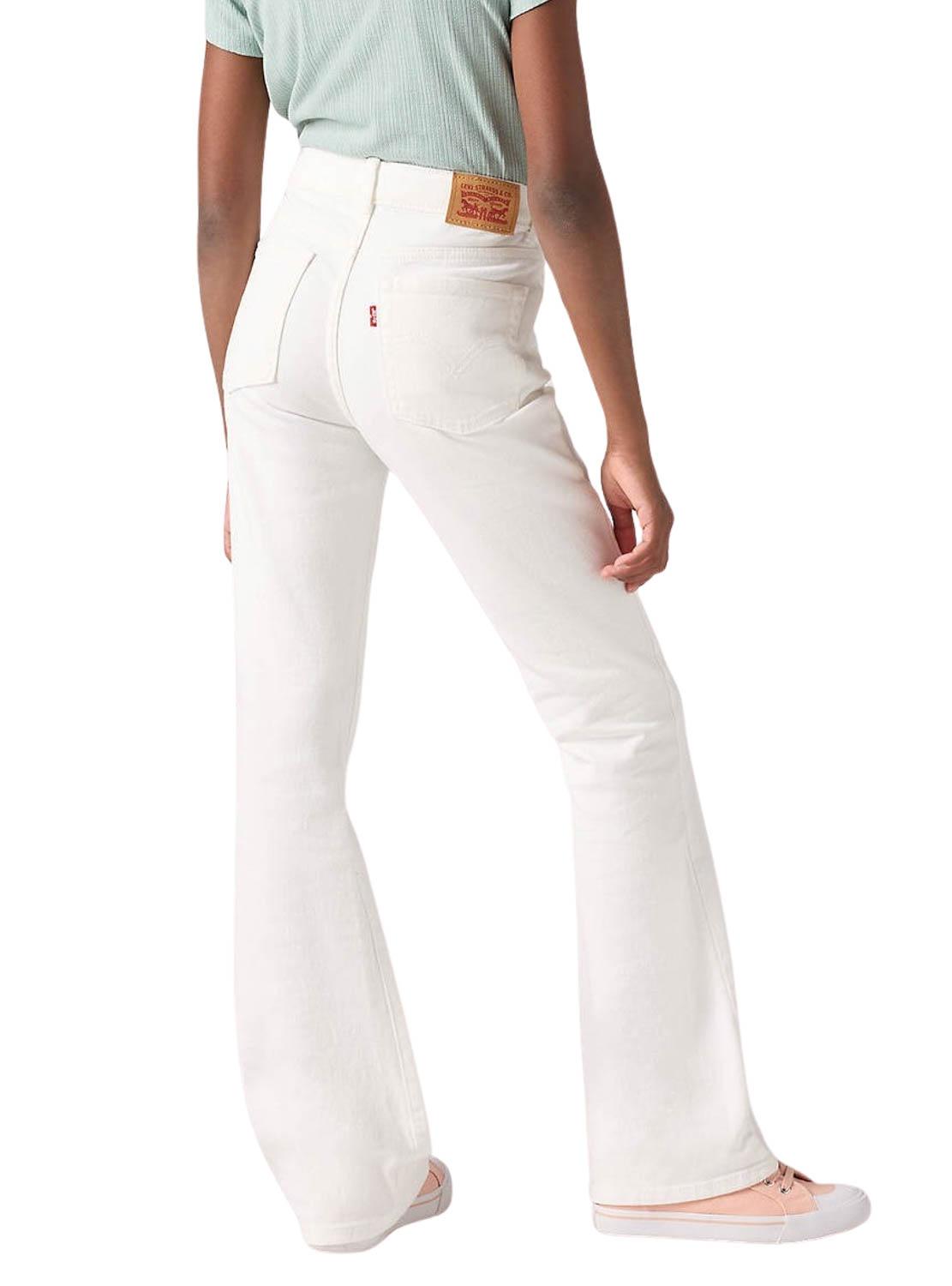 Jeans Levis 726 Flare Branco para menina