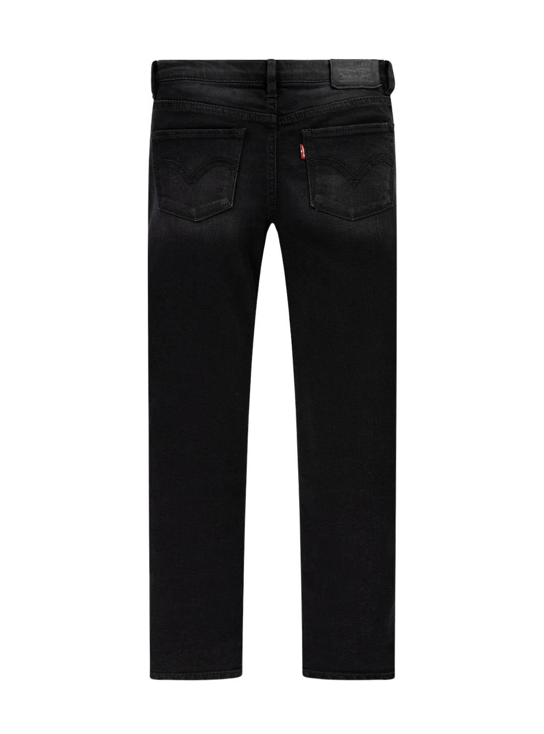 Jeans Levis 710 Preto Super Skinny para menina