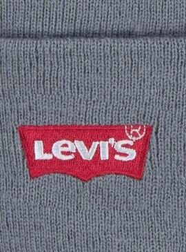 Gorro Levis Core Batwing cinza para crianças