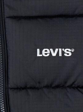 Colete Levis Acolchoado Essential Preto para Menino