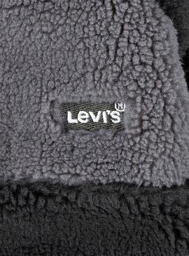 Jaqueta Levis Sherpa Bicolor Preto para Menino