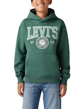 Hoodie Levis Sporty Verde para menino