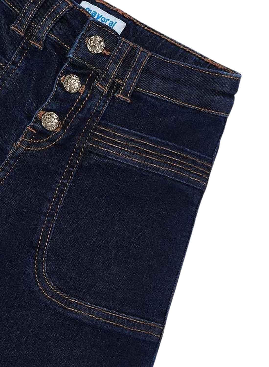 Calças Jeans Mayoral Denim Escuro para menina