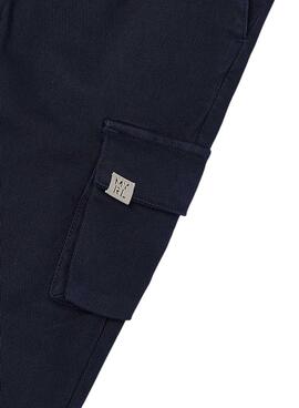 Calça Mayoral Cargo Azul Marinho para menino