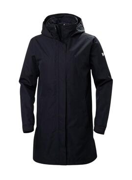 Corta-vento Longo Helly Hansen Aden Azul Marinho para mulher