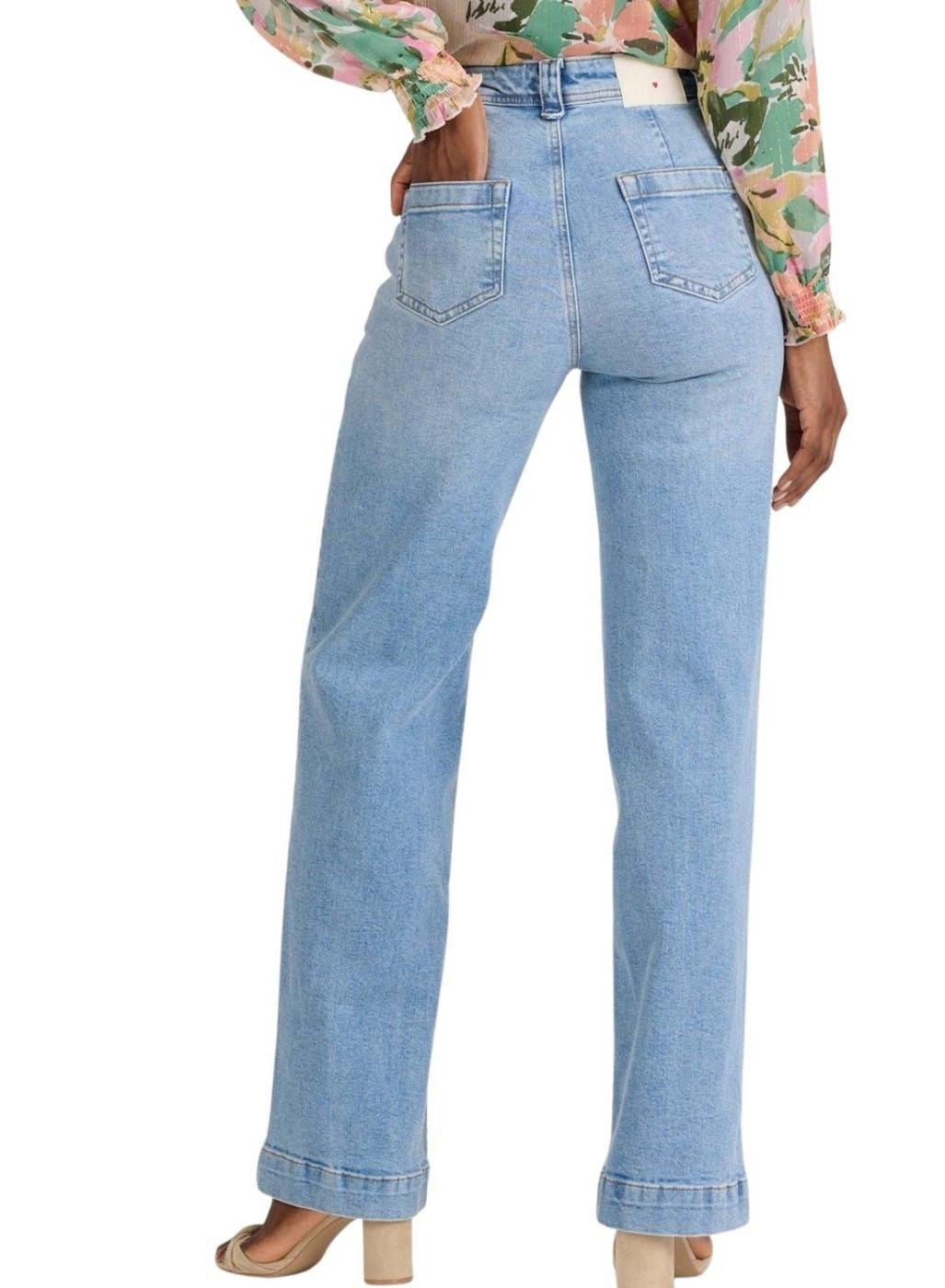 Jeans Naf Naf Miu com Botões Dourados para mulher