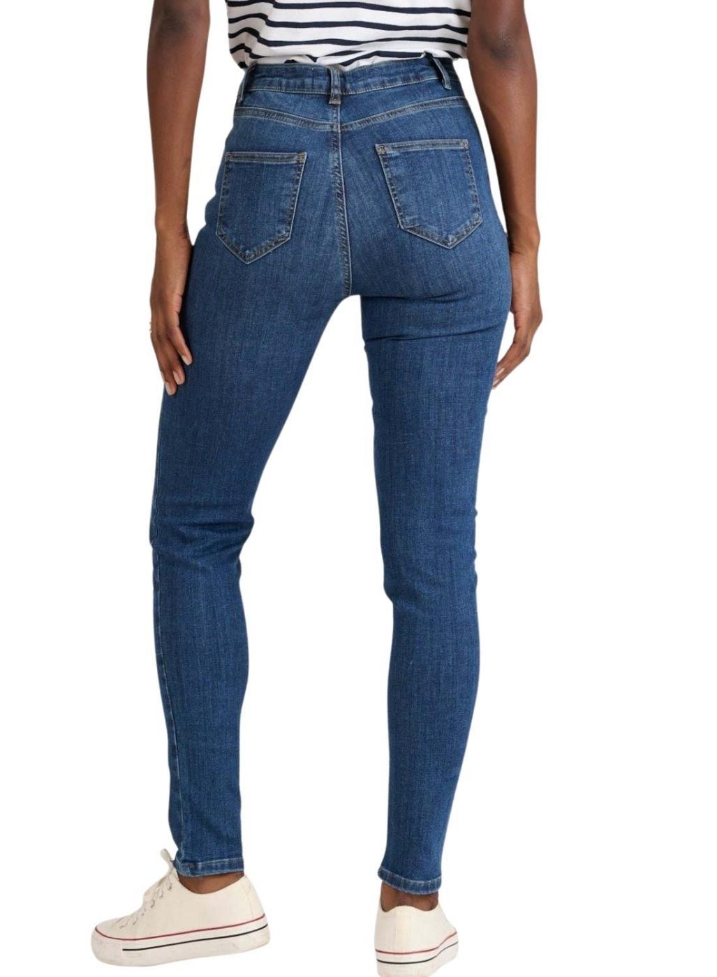 Jeans Naf Naf Malia Slim Azul para mulher