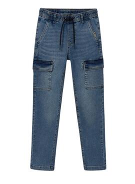 Calças Mayoral Cargo Denim para menino