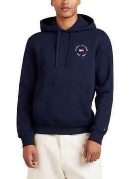 Moletom Tommy Hilfiger Roundall azul marinho para homem