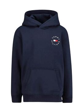 Moletom Tommy Hilfiger Roundall azul marinho para homem