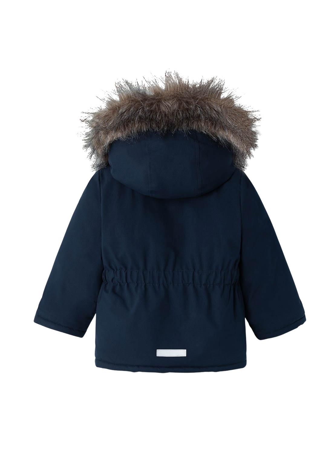 Casaco Parka Name It Master Azul Marinho para menina