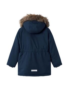 Parka Name It Master Azul Marinho para menina