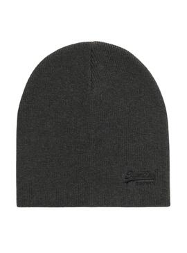 Gorro Superdry Essential Logo cinza para homem