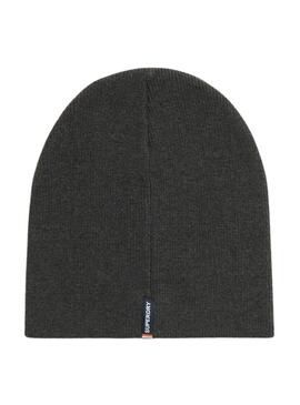 Gorro Superdry Essential Logo cinza para homem