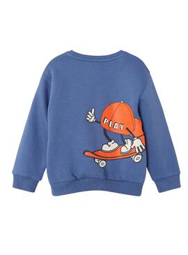 Sweatshirt Name It Otto Azul para crianças