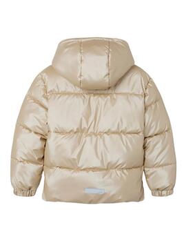 Puffer Name It Maggy Bege para menina