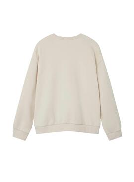 Sweatshirt Name It Oriana Branco para menina