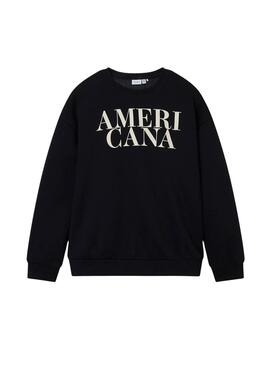 Sweatshirt Name It Oriana Preto para menina