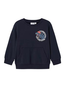 Sweatshirt Name It Vugo Azul Escuro para menino