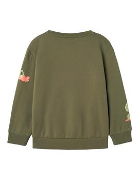 Sweatshirt Name It Nole Khaki para crianças