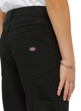 Calças Dickies Carpenter Preto para menina e menino