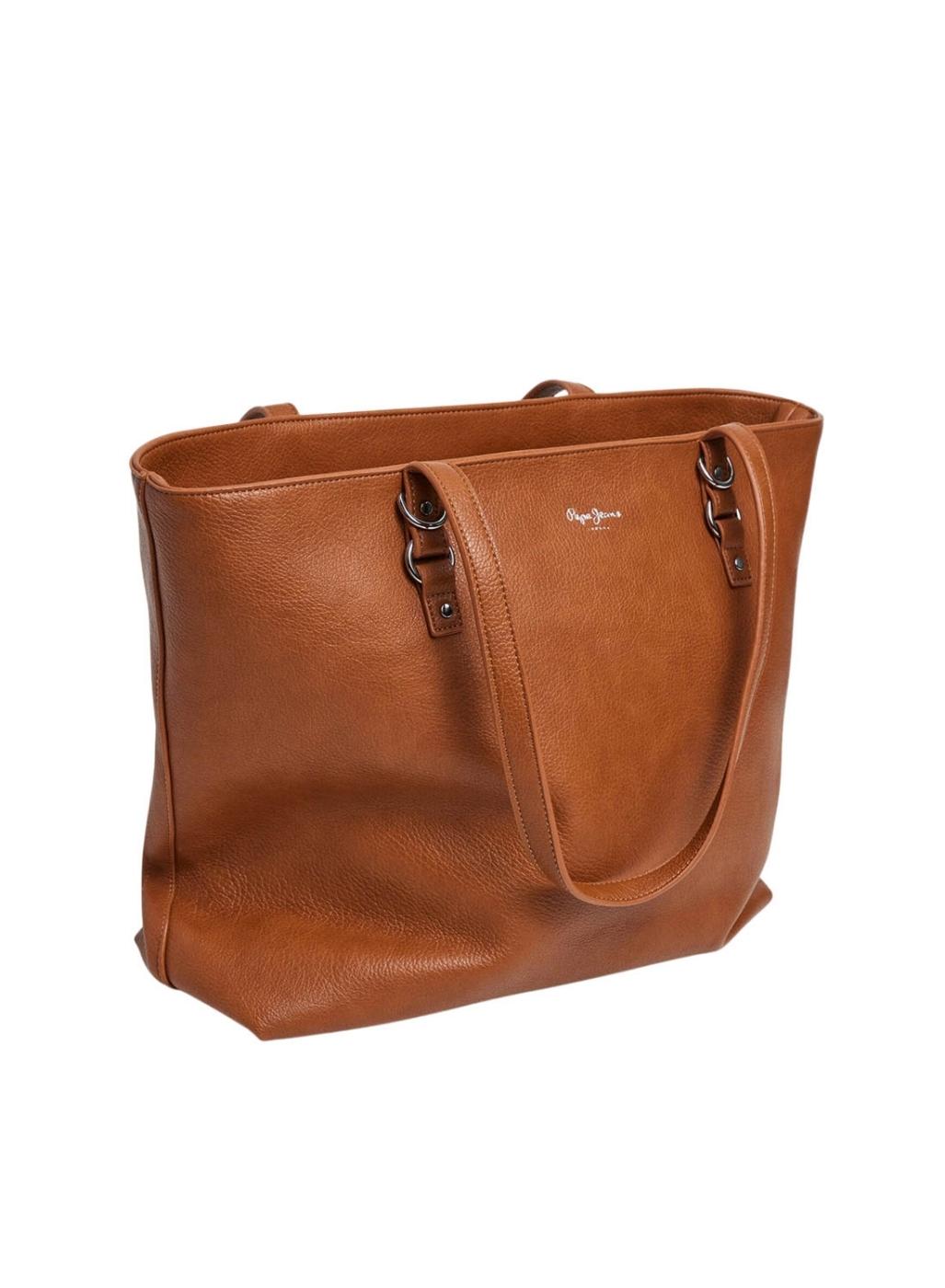 Bolsa Pepe Jeans Bella Icon Marrom para mulheres