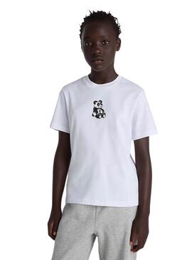 Camiseta Vans Panda branca para menino