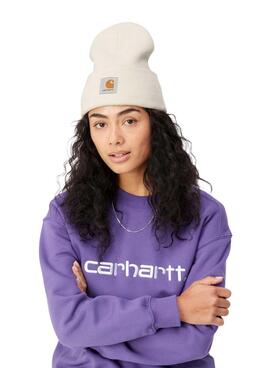 Gorro Carhartt Watch bege para mulher e homem