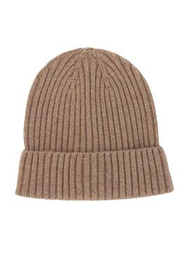 Gorro Ecoalf Thickalf Camelo para homem e mulher