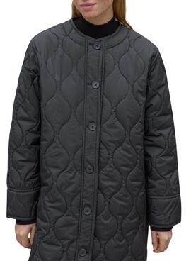 Parka Ecoalf Lezna Preto para mulher