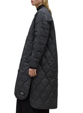 Parka Ecoalf Lezna Preto para mulher