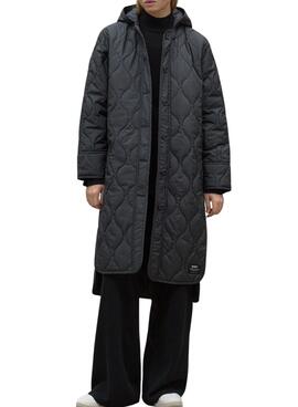 Parka Ecoalf Lezna Preto para mulher