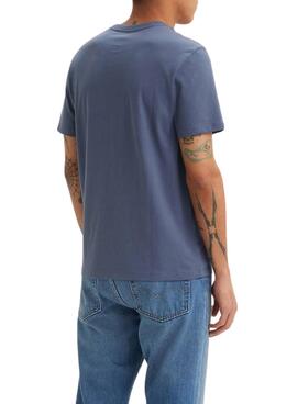 Camiseta Levis Core Azul para homem